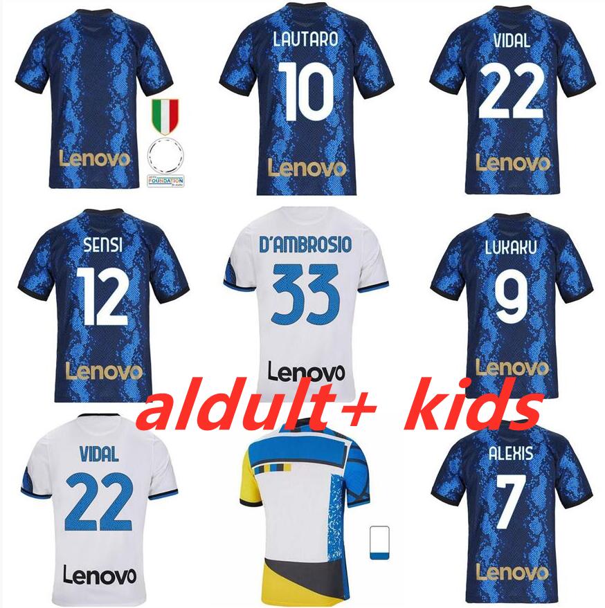 INTER 2021 2022 soccer jersey Campioni 19 LUKAKU MILAN VIDAL BARELLA LAUTARO ERIKSEN HAKIMI 21 22 I M Scudetto football shirt uniforms men +, Black;yellow
INTER 2021 2022 soccer jersey Campioni 19 LUKAKU MILAN VIDAL BARELLA LAUTARO ERIKSEN HAKIMI 21 22 I M Scudetto football shirt uniforms men +, Black;yellow