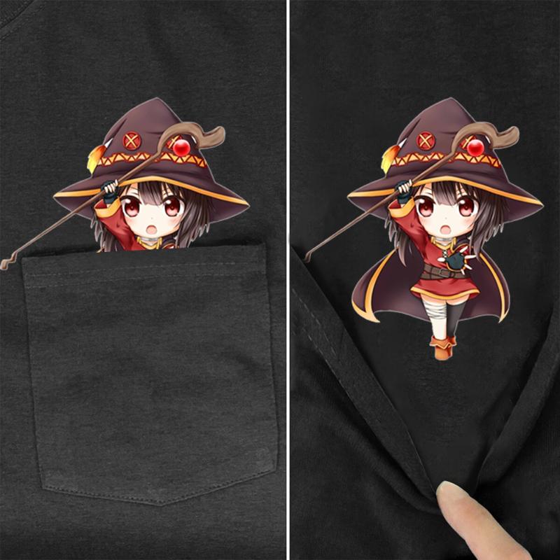 Men' T-Shirts CLOOCL Anime Megumin Konosuba Cotton T-Shirt Summer Pocket Cartoons Printed Casual Shirt Short Sleeve Tops Funny Tees, Cotton t-shirt 2
Men' T-Shirts CLOOCL Anime Megumin Konosuba Cotton T-Shirt Summer Pocket Cartoons Printed Casual Shirt Short Sleeve Tops Funny Tees, Cotton t-shirt 2