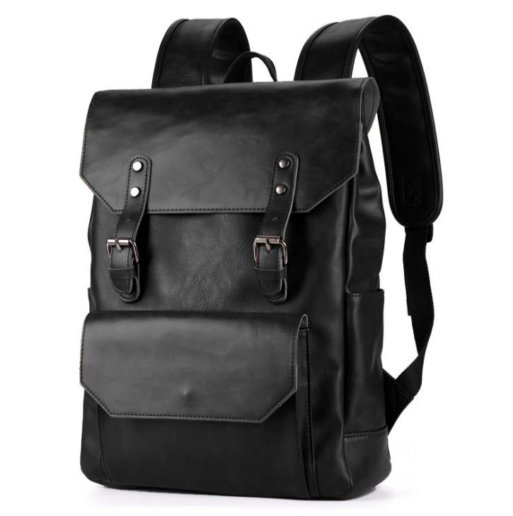 Backpack Vintage Travel Crazy Horse PU Leather Large Capacity Rucksack Shoulder School Bag For Men Retro Bagpack Back Pack, Black
Backpack Vintage Travel Crazy Horse PU Leather Large Capacity Rucksack Shoulder School Bag For Men Retro Bagpack Back Pack, Black
