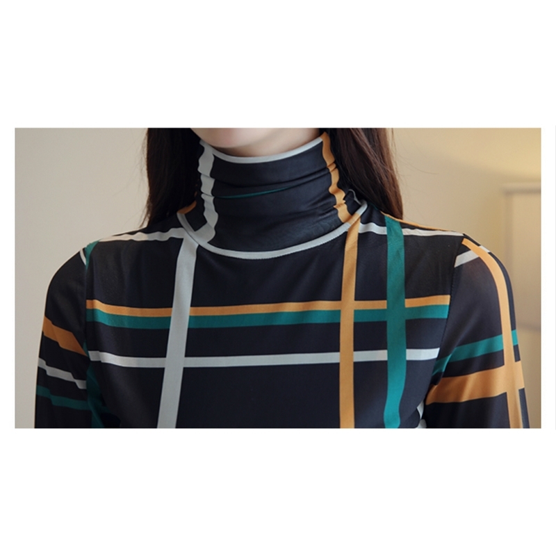 Blusas Mujer De Moda 2021 Clothes Long Sleeve Women Shirts Plus Size Tops Striped Plaid Blouse Womens Tops And Blouses 1397 45 210317