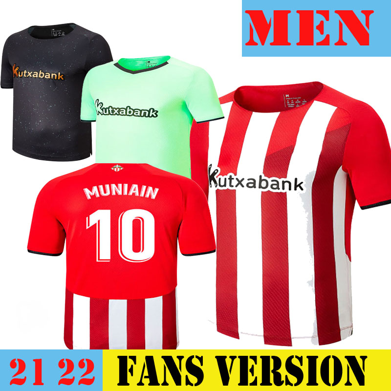 21 22 Bilbao Club Soccer Jersey Player Version MUNIAIN WILLIAMS RAUL GARCIA 2021 2022 Athletic Home Away Goalkeeper Black Blue UNAI SIMON VANCEDOR Camiseta de Fútbol, Home no patch
21 22 Bilbao Club Soccer Jersey Player Version MUNIAIN WILLIAMS RAUL GARCIA 2021 2022 Athletic Home Away Goalkeeper Black Blue UNAI SIMON VANCEDOR Camiseta de Fútbol, Home no patch