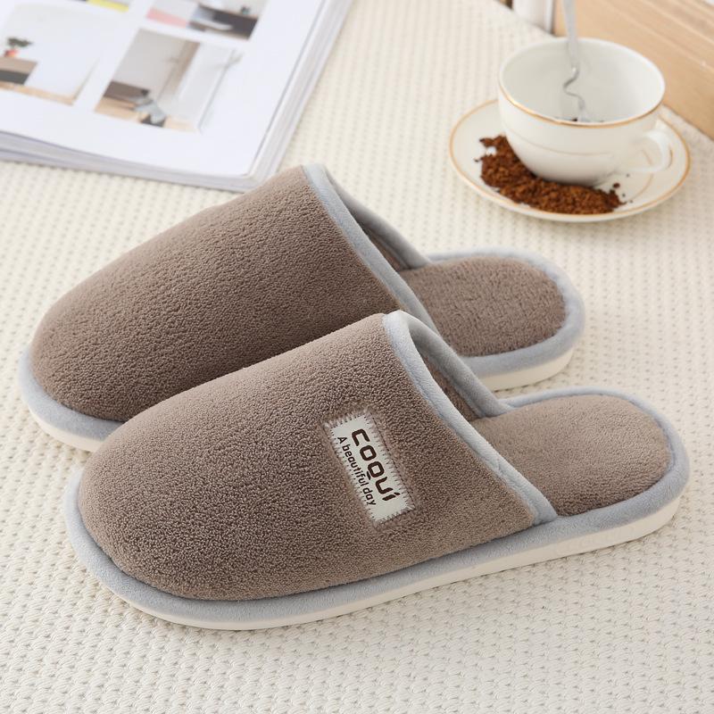 Slippers Men's And Women's Cotton Soft Comfortable Indoor Winter Warm Velvet Non-slip Household 2021, Wine red 
Slippers Men's And Women's Cotton Soft Comfortable Indoor Winter Warm Velvet Non-slip Household 2021, Wine red
