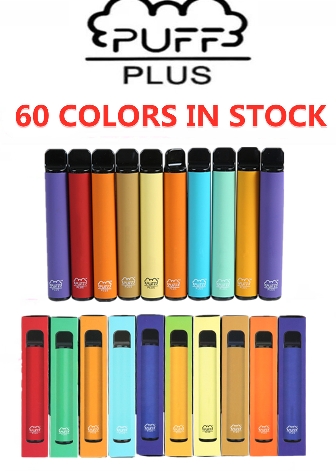 Puff Bar Plus Multiple Color Disposable cigarettes vape pen Device 450mAh Battery 800 Puffs 3.2ml Pods BANG XXL
Puff Bar Plus Multiple Color Disposable cigarettes vape pen Device 450mAh Battery 800 Puffs 3.2ml Pods BANG XXL