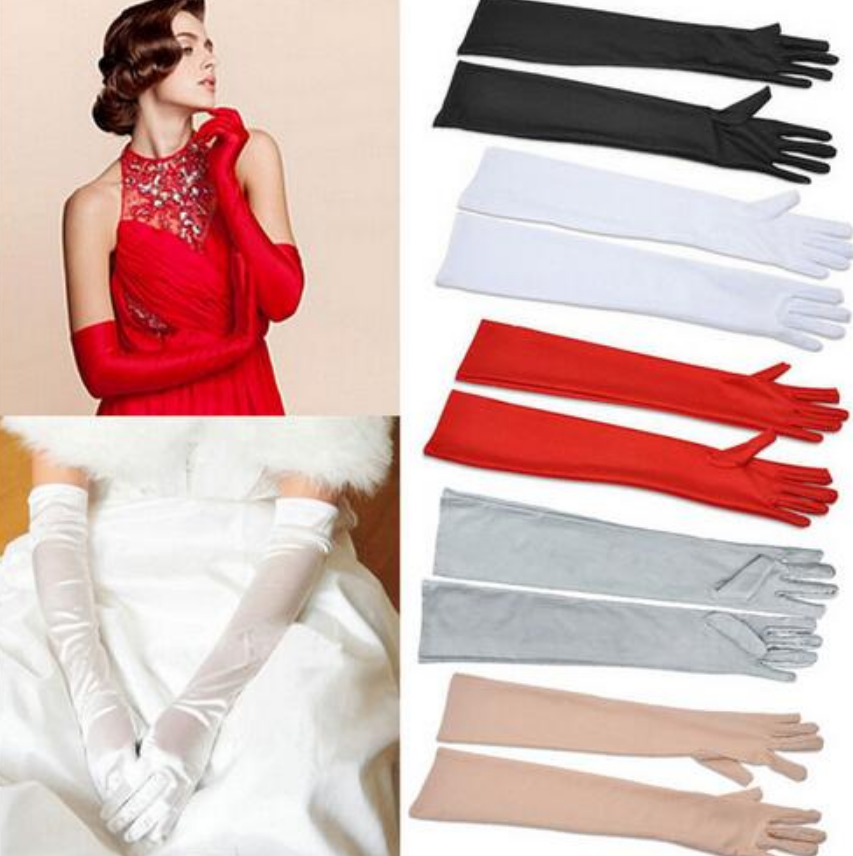 Satin long finger elbow sun protective gloves opera party party clothing fashion gloves
Satin long finger elbow sun protective gloves opera party party clothing fashion gloves