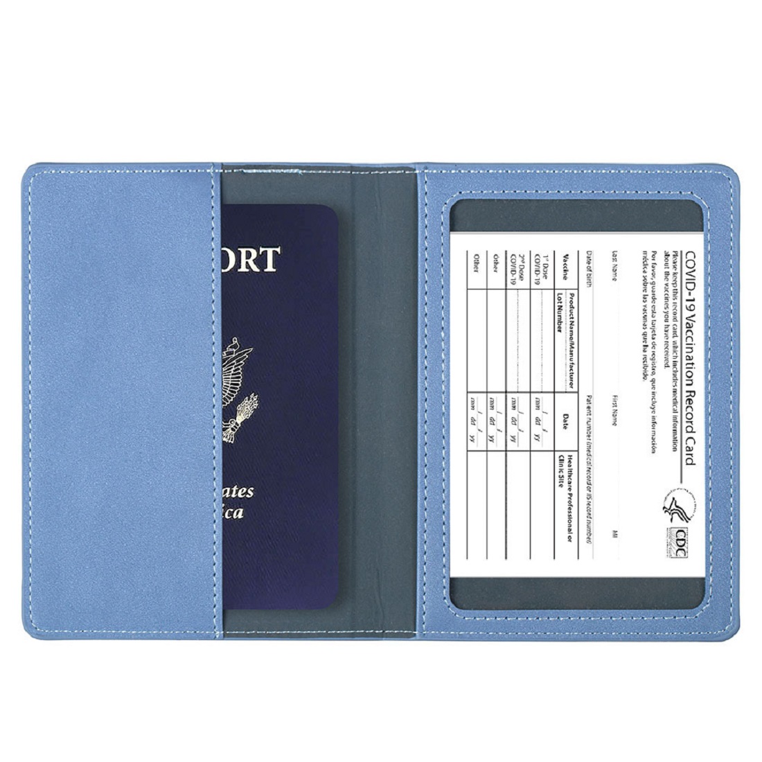CDC Immunity Card Protector Passport Holder Combo Immunization Files US Vaccinated Record Certificate PU Leather Cards Protective Cover Travel
CDC Immunity Card Protector Passport Holder Combo Immunization Files US Vaccinated Record Certificate PU Leather Cards Protective Cover Travel