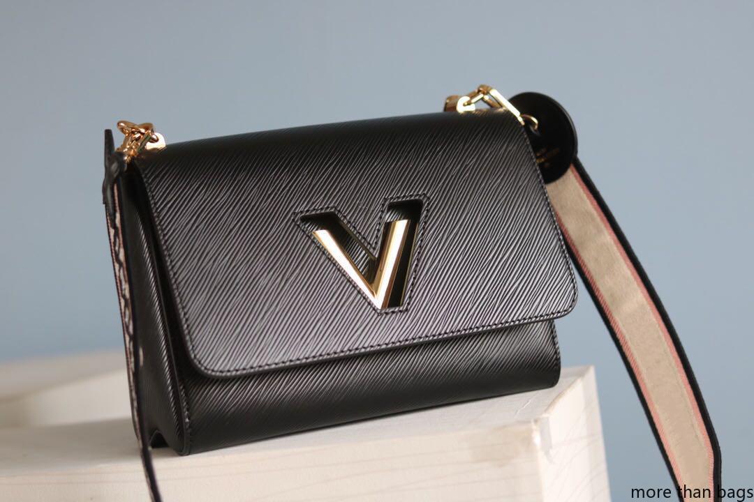Women Luxurys Designers Classic Original luxury designer bag Mono Twist handbag leather shoulder bags Crossbody handbags purse, Black #m50352
Women Luxurys Designers Classic Original luxury designer bag Mono Twist handbag leather shoulder bags Crossbody handbags purse, Black #m50352