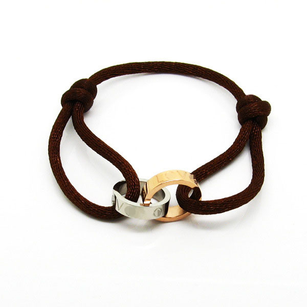 bracelet rope Fashion hand hot love titanium steel double ring screw bracelet for women men couple jewelry wholesale top quality h bracelet8RDJ, Black
bracelet rope Fashion hand hot love titanium steel double ring screw bracelet for women men couple jewelry wholesale top quality h bracelet8RDJ, Black