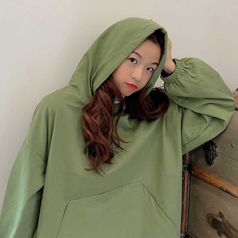 Hooded sweater women super fire Korean version of pure cotton spring and autumn thin fashion loose mid-length coat 210526, Army green
Hooded sweater women super fire Korean version of pure cotton spring and autumn thin fashion loose mid-length coat 210526, Army green