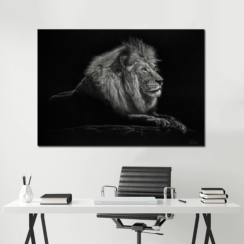Black and White Lion Wall Art Pictures For Living Room Canvas Painting Animal Posters Home Decor Canvas Prints Indoor Decoration
Black and White Lion Wall Art Pictures For Living Room Canvas Painting Animal Posters Home Decor Canvas Prints Indoor Decoration