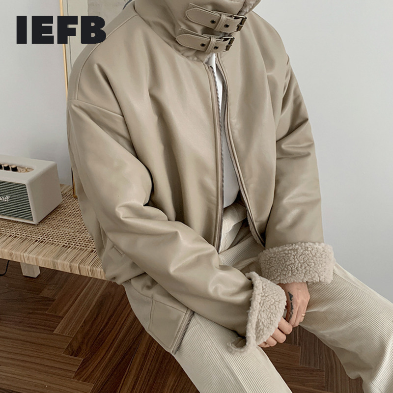 IEFB Korean lamb fur coat locomotive coat winter thickening plush cotton coat stand collar oversized loose vintage jackets Y4770 210524, Khaki
IEFB Korean lamb fur coat locomotive coat winter thickening plush cotton coat stand collar oversized loose vintage jackets Y4770 210524, Khaki