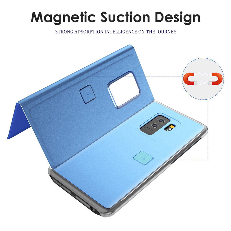 Luxury Smart Flip Case For Samsung Galaxy S21 S20 S10 S9 S8 Plus S7 S6 Edge S20FE A51 A71 A31 A50 A70 A21s A10 A20 A30 A40 Cover Solid Colored PU Leat