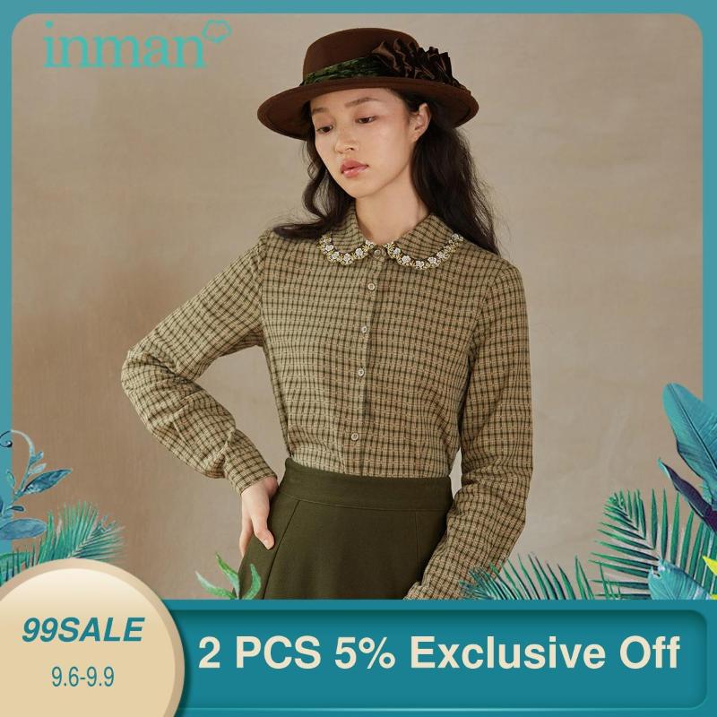 Women's Blouses & Shirts INMAN Autumn Retro Plaid Blouse Women Embroidery Collar Loose Casual Long Sleeves Buttons Female's Top, White
Women's Blouses & Shirts INMAN Autumn Retro Plaid Blouse Women Embroidery Collar Loose Casual Long Sleeves Buttons Female's Top, White