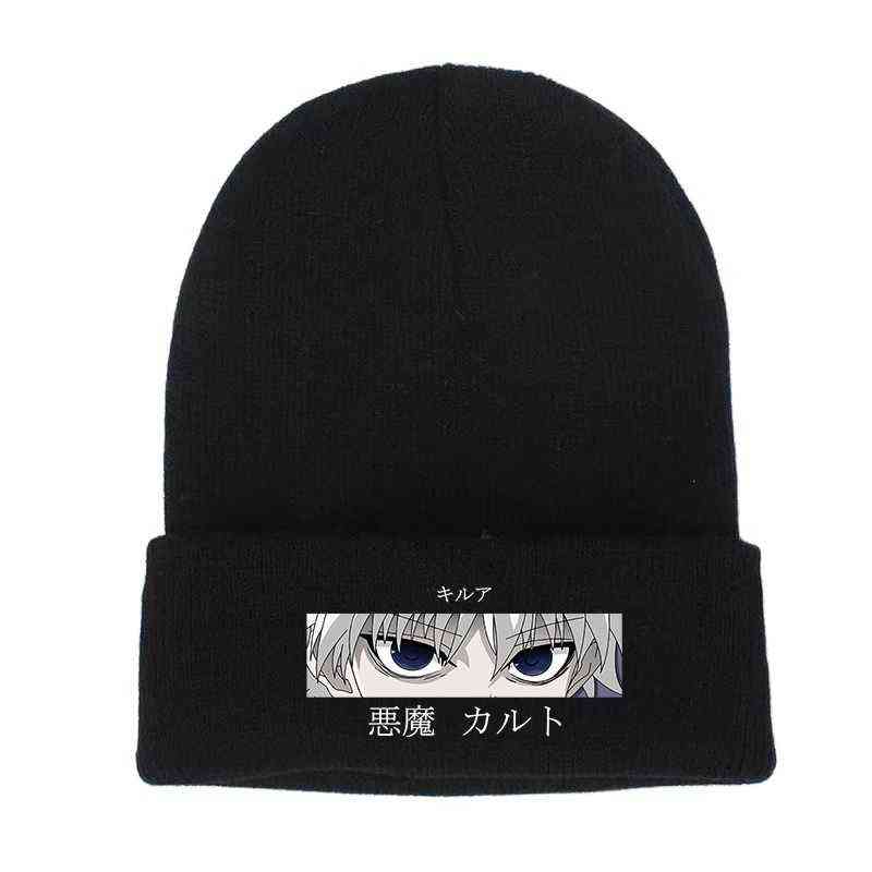 2021 Hunter X Hunter Hat Embroidered Winter Hat Cotton Knit Hat Skullies Beanie Hats Anime Japan Outdoor Sport Bonnet gorro Y21111, Blue;gray
2021 Hunter X Hunter Hat Embroidered Winter Hat Cotton Knit Hat Skullies Beanie Hats Anime Japan Outdoor Sport Bonnet gorro Y21111, Blue;gray