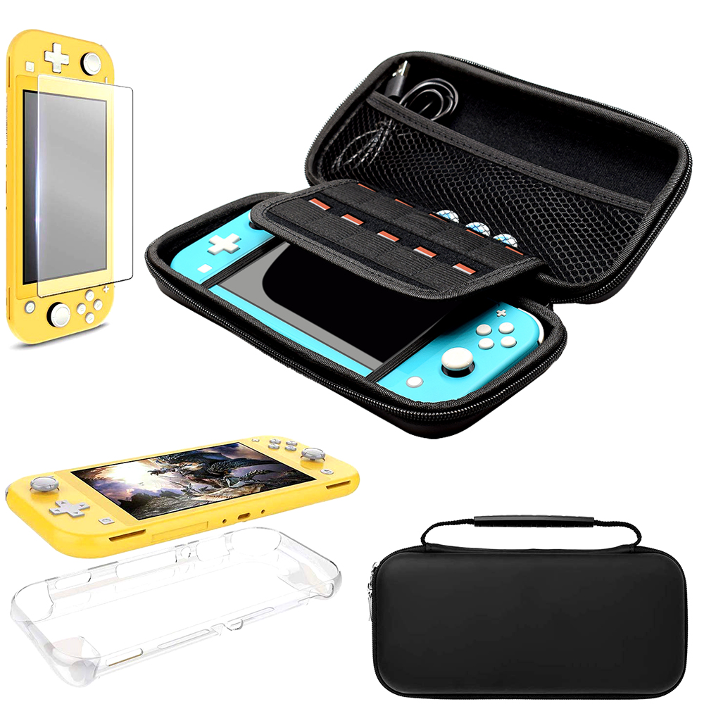 Carrying Case Plus TPU Case Cover and Screen Protector for Nintendo Switch Lite 3 in 1 Accessories Kit Portable Carrier Bag
Carrying Case Plus TPU Case Cover and Screen Protector for Nintendo Switch Lite 3 in 1 Accessories Kit Portable Carrier Bag