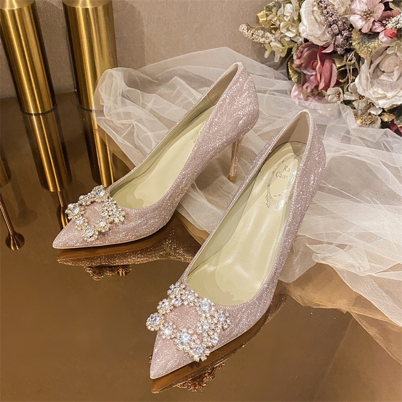 Sandals Spring big size pointed toe stiletto high heel bridal wedding shoes sexy banquet dress small women's 163T, Heel height 10 cm
Sandals Spring big size pointed toe stiletto high heel bridal wedding shoes sexy banquet dress small women's 163T, Heel height 10 cm