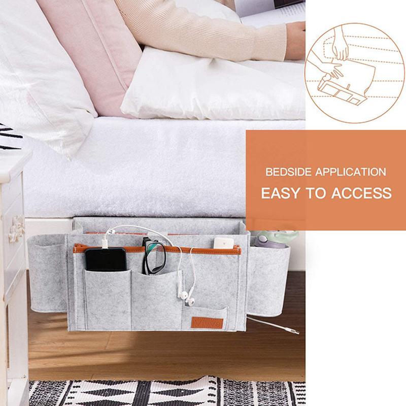 Storage Bags Large Felt Bedside Caddy Organizer Heavy Duty Bag Water Bottle Holder Phone Household Sofa Books Remote
Storage Bags Large Felt Bedside Caddy Organizer Heavy Duty Bag Water Bottle Holder Phone Household Sofa Books Remote