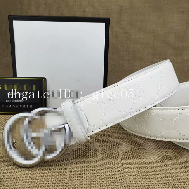 Men Women Solid Belt Womens Genuine Leather Embossed g buckle Designer Cowhide Belt For Mens Luxury Belt with box g5, Have box
Men Women Solid Belt Womens Genuine Leather Embossed g buckle Designer Cowhide Belt For Mens Luxury Belt with box g5, Have box