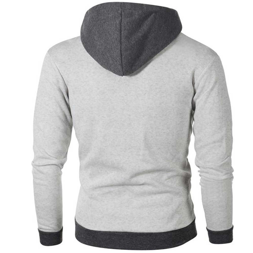 Zipper Men Jacket Autumn Winter Casual Fleece Coats Bomber Jacket Scarf Collar Fashion Hooded Male Outwear Slim Fit Hoody MWW178 211018