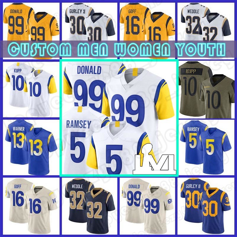 99 Aaron Donald 3 Odell Beckham Jr Los Custom Men Matthew Stafford Angeles Football RamsJersey Von Miller Van Jefferson Jalen Ramsey Andrew Whitworth Cooper Kupp, Custom mens+patch(g y)
99 Aaron Donald 3 Odell Beckham Jr Los Custom Men Matthew Stafford Angeles Football RamsJersey Von Miller Van Jefferson Jalen Ramsey Andrew Whitworth Cooper Kupp, Custom mens+patch(g y)