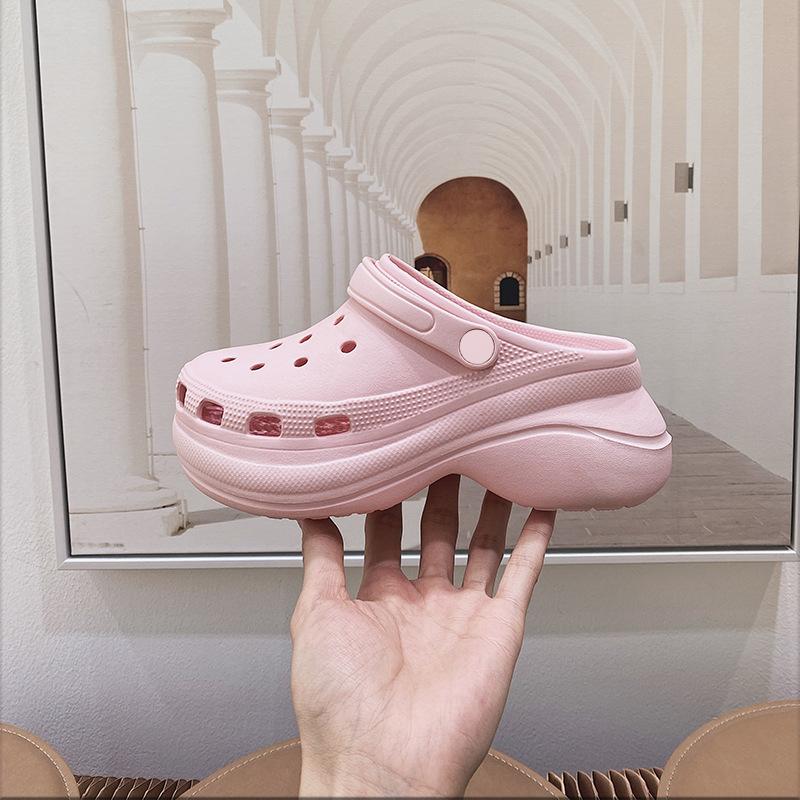 Summer Women's Sandals Thick Soles Buns Slippers Wedge Heels Beach Shoes Platform Garden Dress, Black
Summer Women's Sandals Thick Soles Buns Slippers Wedge Heels Beach Shoes Platform Garden Dress, Black