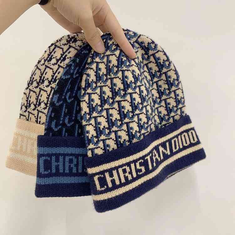 New winter Design family versatile female presbyopia letters show face small wool fashion and warm ear protection knitted hat от DHgate WW