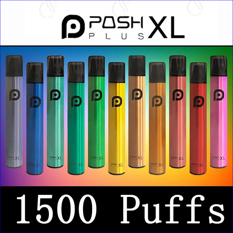 Posh Plus XL Disposable 1500 Puff Vape Pen ecigarette starter kit Device 650mAh Power Battery Pre-filled 5 ml pods VS bang xxl air bar max
Posh Plus XL Disposable 1500 Puff Vape Pen ecigarette starter kit Device 650mAh Power Battery Pre-filled 5 ml pods VS bang xxl air bar max