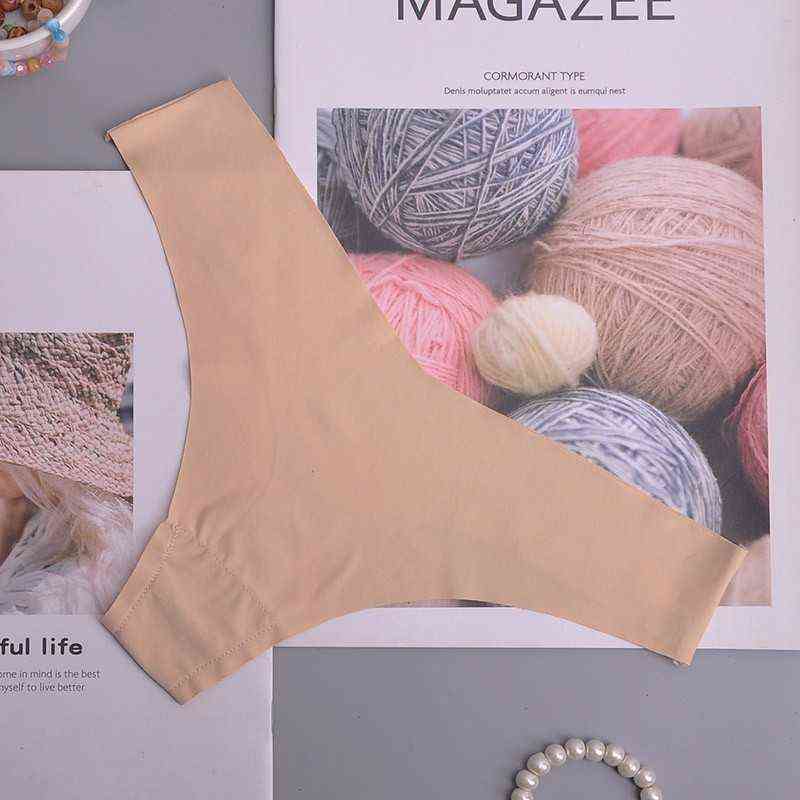 Silk Sexy Women Thongs g string Seamless Panties Female Underwear Tanga Panties Low-Rise Lingerie Panty Intimates 3pcs ac125 211105