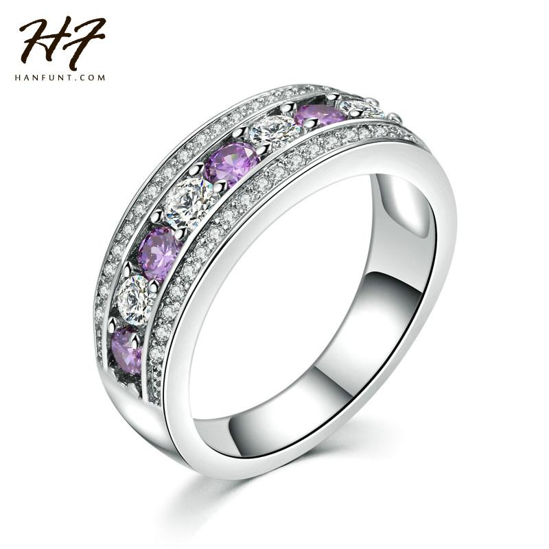 Cluster Rings Fashion Cocktail Party Women Sliver Color Purple Crystals Bijoux CZ Crystal Ring Jewelry Chirstmas Gift R585, Golden;silver
Cluster Rings Fashion Cocktail Party Women Sliver Color Purple Crystals Bijoux CZ Crystal Ring Jewelry Chirstmas Gift R585, Golden;silver