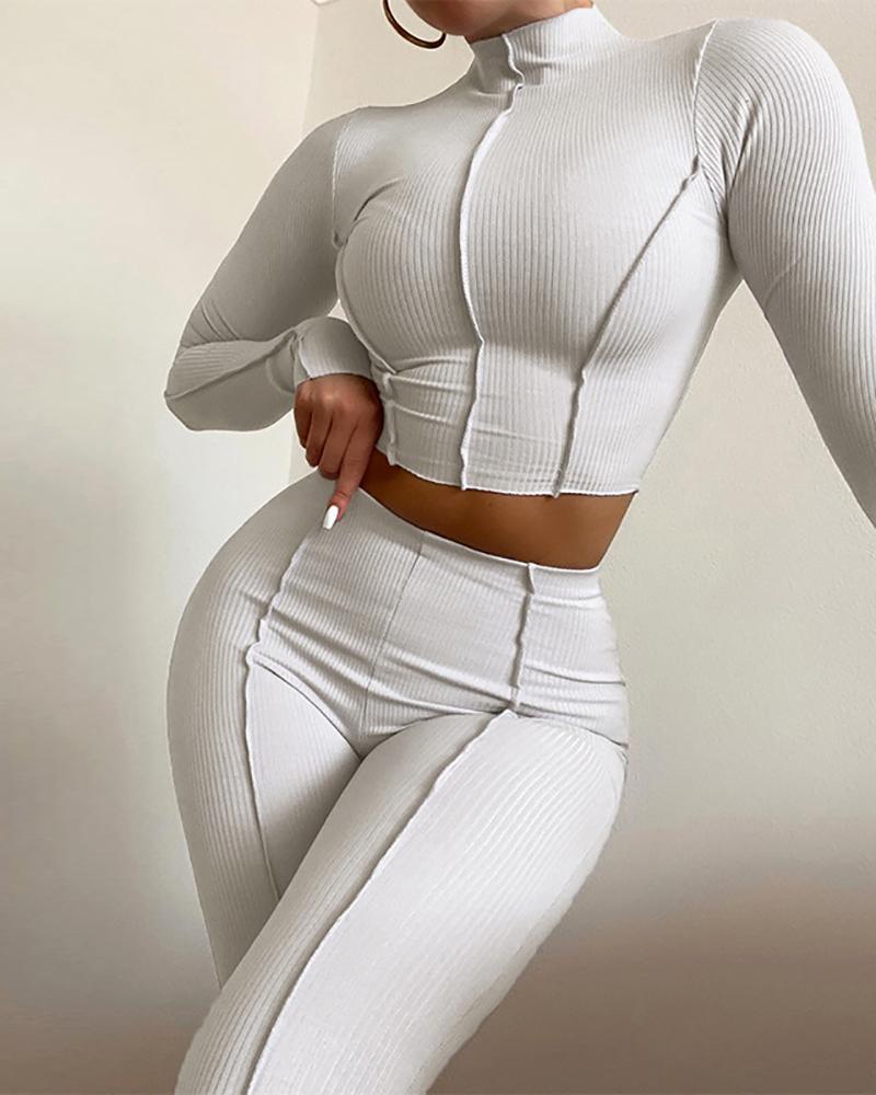 Women' Two Piece Pants 2021 Women High Waist Slim Breathable Leisure Sports 2PCS Suit Summer Solid Half Collar Short Top Full Streetwear Se, Black
Women' Two Piece Pants 2021 Women High Waist Slim Breathable Leisure Sports 2PCS Suit Summer Solid Half Collar Short Top Full Streetwear Se, Black