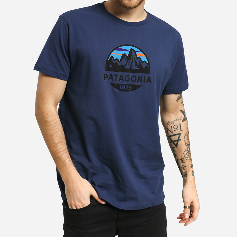 1973 PATAGONIA printing Men's Casual T-Shirts women couple short-sleeved tee, White;black
1973 PATAGONIA printing Men's Casual T-Shirts women couple short-sleeved tee, White;black