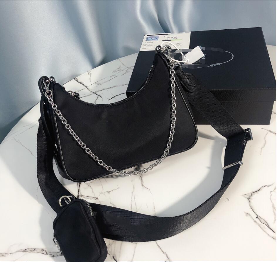 Fruit P family hobo single shoulder underarm bag nylon cloth cross link chain PRA three in one women's bag Yang Mi same style, Black
Fruit P family hobo single shoulder underarm bag nylon cloth cross link chain PRA three in one women's bag Yang Mi same style, Black