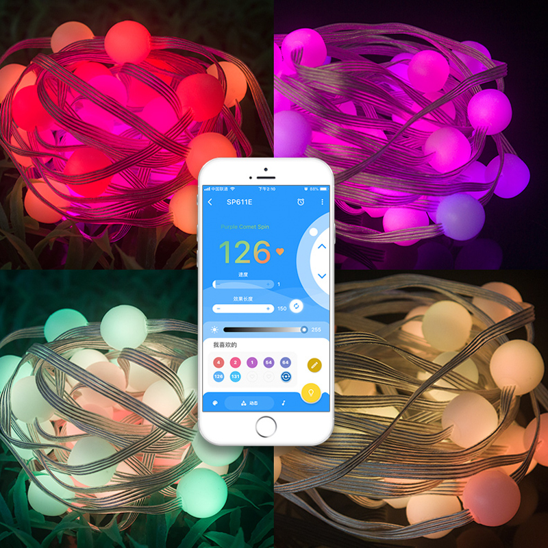 M1863 LED Strings 5M 7.5m 33 lights RGBIC APP control USB power supply micro mini copper silver wire starry sky Christmas Halloween decorati
M1863 LED Strings 5M 7.5m 33 lights RGBIC APP control USB power supply micro mini copper silver wire starry sky Christmas Halloween decorati