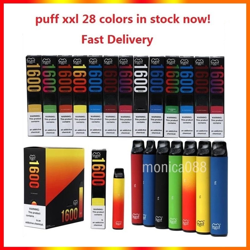 Puff XXL Disposable Vape Pen E Cigarette Device With Security Codes 6.5ml 1000mAh Pre-Filled 1600 Puffs PuffBar Kit VS Air Bar Max
Puff XXL Disposable Vape Pen E Cigarette Device With Security Codes 6.5ml 1000mAh Pre-Filled 1600 Puffs PuffBar Kit VS Air Bar Max