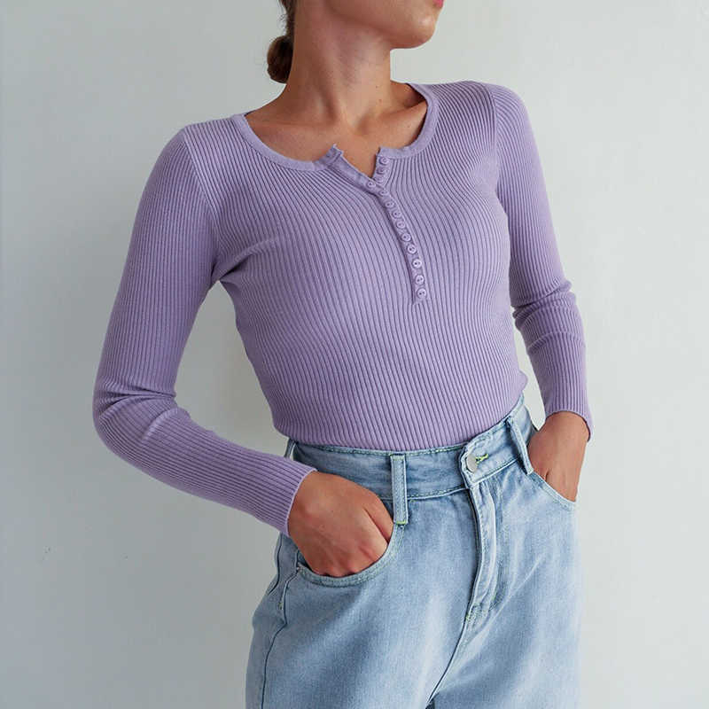 Black V-neck Knit Soft Female Sweater Winter Autumn Outer Wear Thin Long Sleeves Slim Skinny Short Sweater Pullovers women 210918