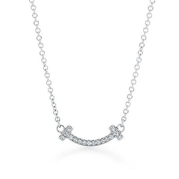 925 Sterling Silver Fashion Jewelry Necklaces Smile Necklace Multi Style Large Medium And Small Size Women Girlfriend Gift Q0813
925 Sterling Silver Fashion Jewelry Necklaces Smile Necklace Multi Style Large Medium And Small Size Women Girlfriend Gift Q0813