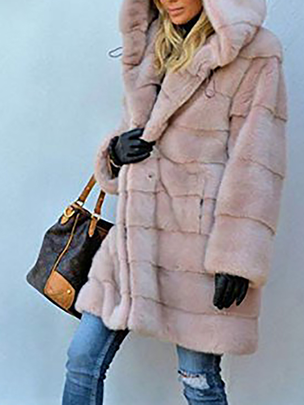 Winter Coat Women Large Fur Collar Hooded Long Jacket Thick Warm Korean Padded Parka Oversized Military Parka, Pink color
Winter Coat Women Large Fur Collar Hooded Long Jacket Thick Warm Korean Padded Parka Oversized Military Parka, Pink color