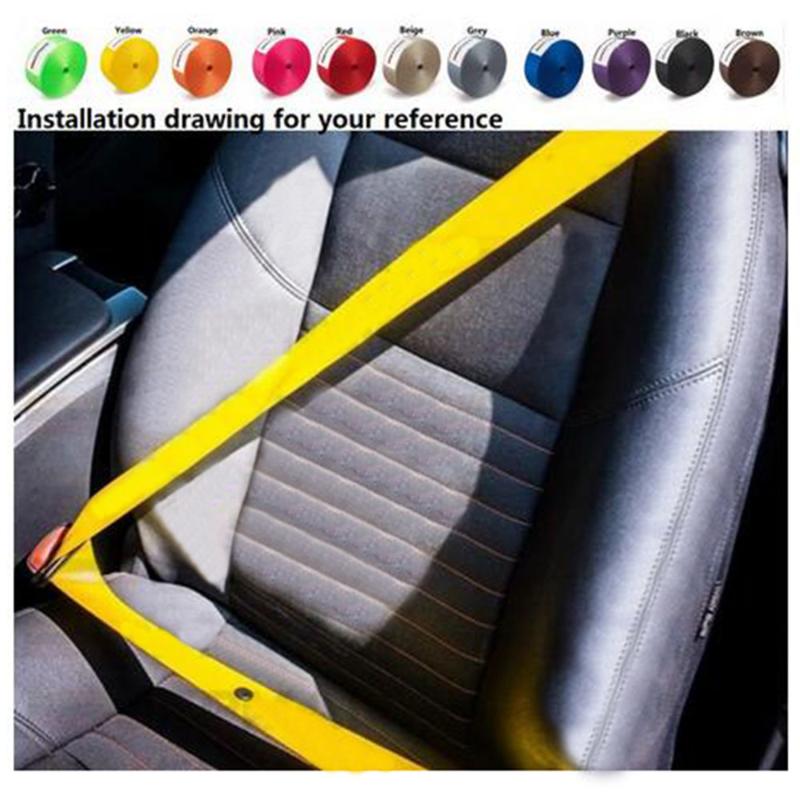 Safety Belts & Accessories 100% Polyester Fiber DIY Seat Belt 380cm Strengthen Car Webbing Racing 2 Inch Harness Strap Wholesale
Safety Belts & Accessories 100% Polyester Fiber DIY Seat Belt 380cm Strengthen Car Webbing Racing 2 Inch Harness Strap Wholesale