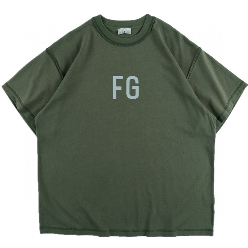 Fugui FG short sleeve Season 6 main line fog fear of God colorful reflective high street hip hop t-shirt men's and women's, Black
Fugui FG short sleeve Season 6 main line fog fear of God colorful reflective high street hip hop t-shirt men's and women's, Black