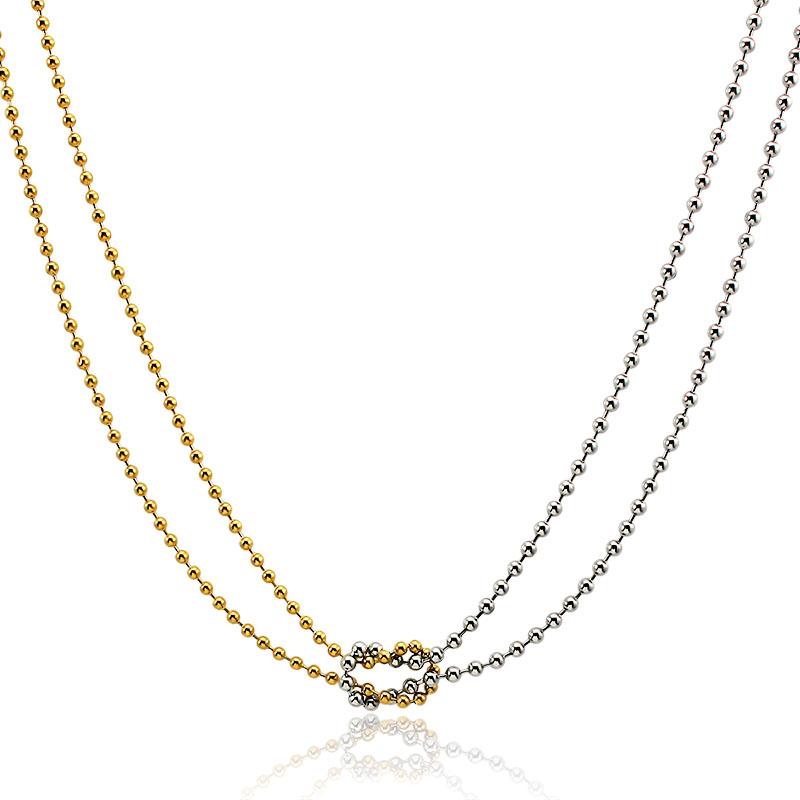 Fashion Classical Link Necklace Gold & Silver Color Chain Two-layer Jewelry Long Chokers
Fashion Classical Link Necklace Gold & Silver Color Chain Two-layer Jewelry Long Chokers