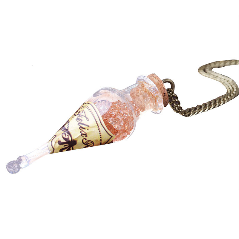 Necklaces Harry Potter Fringes Glass Necklace Drifting Bottle Pendant Sweater Chain