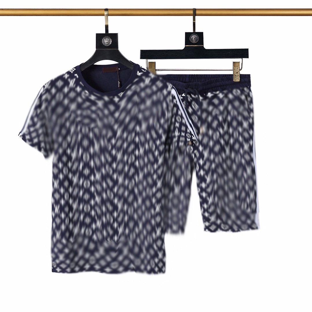 Casual Suit Mens Tracksuit Fashion Summer Sportwear Crew Neck Short Sleeves T-shirt+shorts 2 Color Option High QualityM-3XL#35, Blue
Casual Suit Mens Tracksuit Fashion Summer Sportwear Crew Neck Short Sleeves T-shirt+shorts 2 Color Option High QualityM-3XL#35, Blue