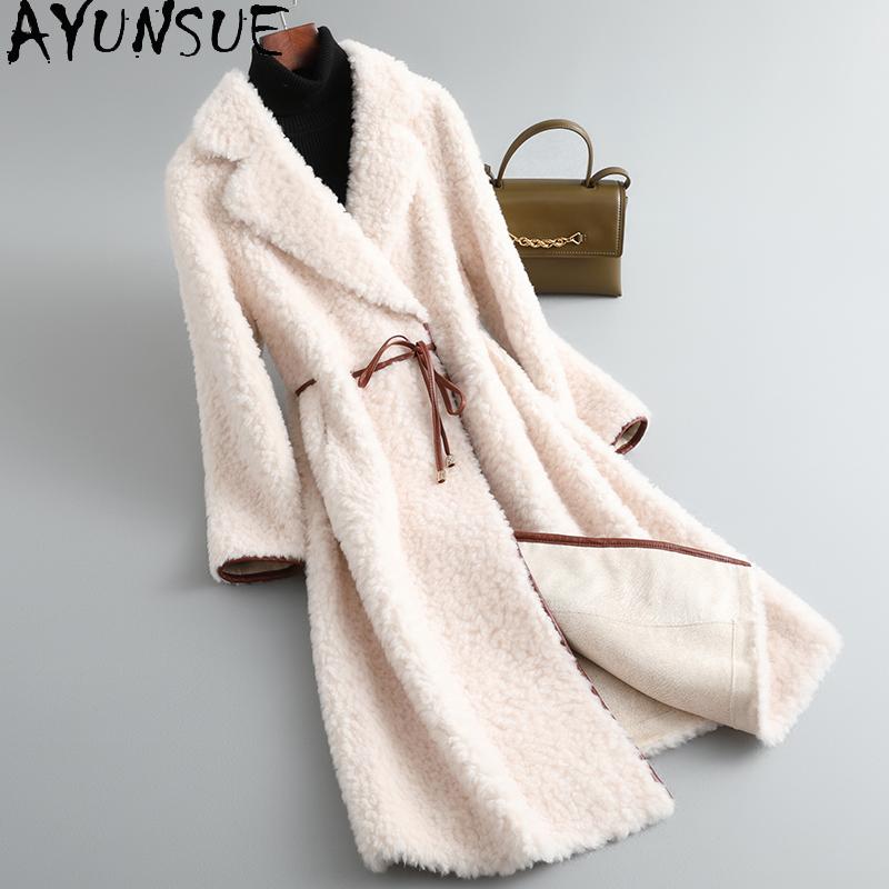 Women's Fur & Faux AYUNSUE 2021 Sheep Shearing Jacket 100% Wool Jackets Winter Real Coats Famale Korean Casaco Feminino Sqq1148, Black
Women's Fur & Faux AYUNSUE 2021 Sheep Shearing Jacket 100% Wool Jackets Winter Real Coats Famale Korean Casaco Feminino Sqq1148, Black
