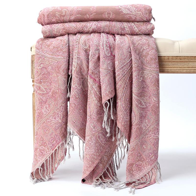 Scarves Oversize Female Cachecol Feminino Shawl Artificial Cashmere Embroidery Beads Mujer Bufanda Pashmina Women Handmade Tassels Wrap
Scarves Oversize Female Cachecol Feminino Shawl Artificial Cashmere Embroidery Beads Mujer Bufanda Pashmina Women Handmade Tassels Wrap