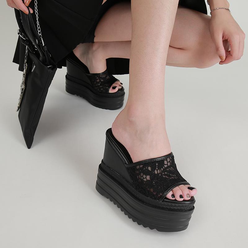 Slippers Summer Wedges Women Platform Mules Slipper Fashion High Heeled Shoes Outdoor Beach Sandals Slides Flip Flop, Black
Slippers Summer Wedges Women Platform Mules Slipper Fashion High Heeled Shoes Outdoor Beach Sandals Slides Flip Flop, Black