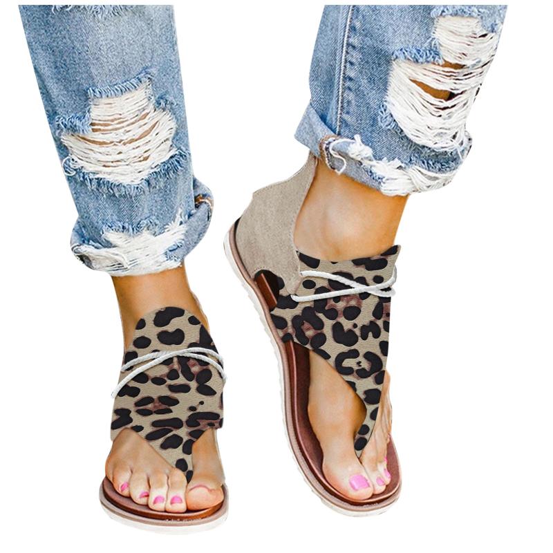 Sandals Summer Women Ladies Flat Leopard Print Casual Lace Deco Zip Up Shoes Plus Size 37-42 Slippers For
Sandals Summer Women Ladies Flat Leopard Print Casual Lace Deco Zip Up Shoes Plus Size 37-42 Slippers For