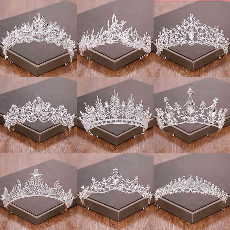 Silver Color Crystal Accessories Tiara Bridal Diadem Hair Jewelry Rhinestone Wedding Crown Headpiece
Silver Color Crystal Accessories Tiara Bridal Diadem Hair Jewelry Rhinestone Wedding Crown Headpiece