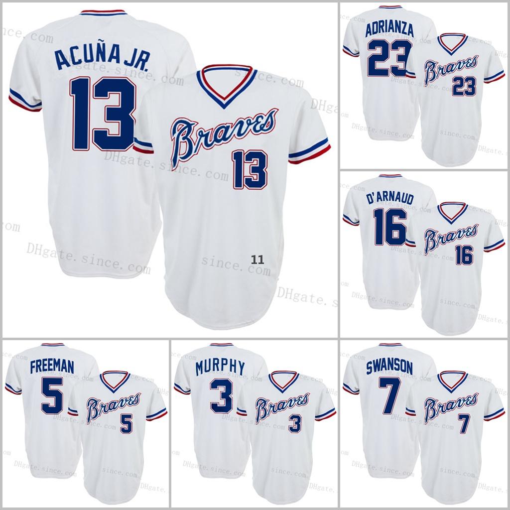 1984 Braves Ronald Acuna Jr. 2021 Atlanta Marcell Ozuna Jersey Ozzie Albies Austin Riley Freddie Freeman Dansby Swanson Tyler Flowers 02, Blue;black
1984 Braves Ronald Acuna Jr. 2021 Atlanta Marcell Ozuna Jersey Ozzie Albies Austin Riley Freddie Freeman Dansby Swanson Tyler Flowers 02, Blue;black