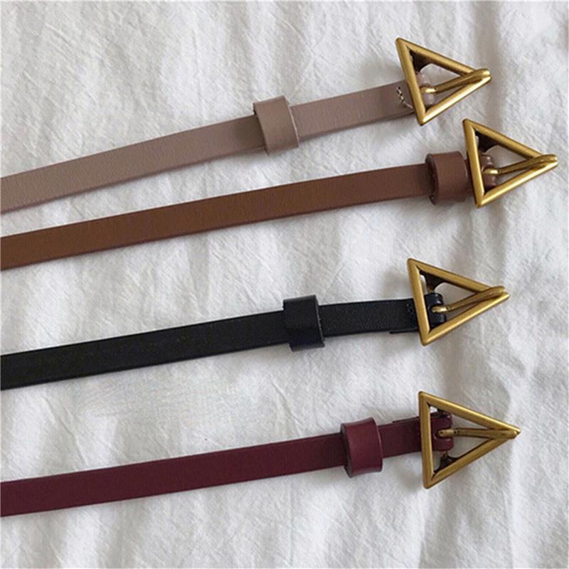 Belts Triangular Needle Buckle Women's Thin Belt Students Decorated Casual Pants Women Triangle Pin Golden Buckles, Black
Belts Triangular Needle Buckle Women's Thin Belt Students Decorated Casual Pants Women Triangle Pin Golden Buckles, Black