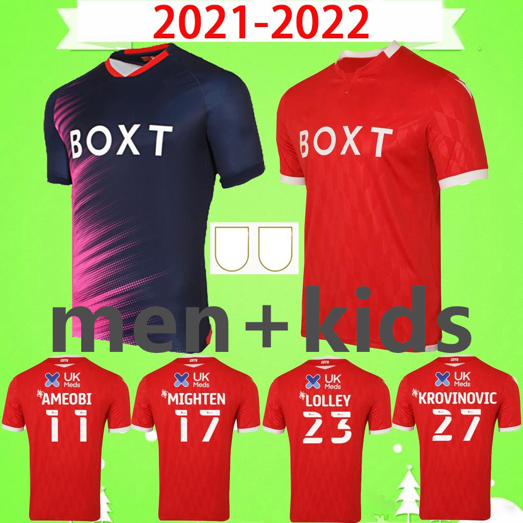 Adult +kids 21 22 Nottingham Forest Soccer Jerseys home away red blue LOLLEY GRABBAN 2021 2022 WATSON CASH Football Shirt SILVA AMEOBI SIZE S-2XL
Adult +kids 21 22 Nottingham Forest Soccer Jerseys home away red blue LOLLEY GRABBAN 2021 2022 WATSON CASH Football Shirt SILVA AMEOBI SIZE S-2XL