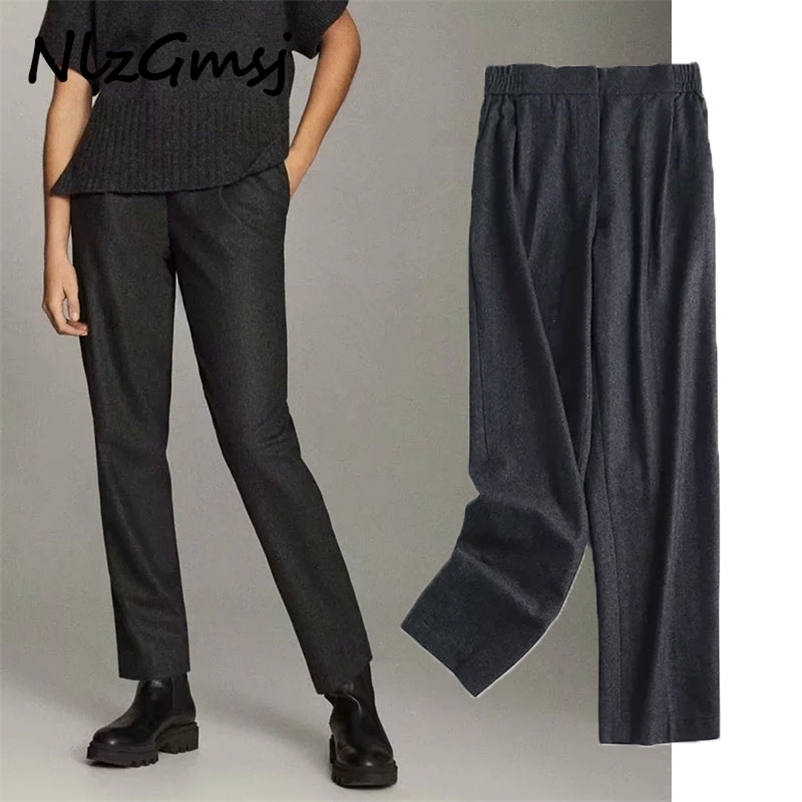 Pant Women Wool Solid Warm Harem Pants Fashion Enfland Style Grey Loose Office Lady Casual Basic Long 210628, As picture
Pant Women Wool Solid Warm Harem Pants Fashion Enfland Style Grey Loose Office Lady Casual Basic Long 210628, As picture
